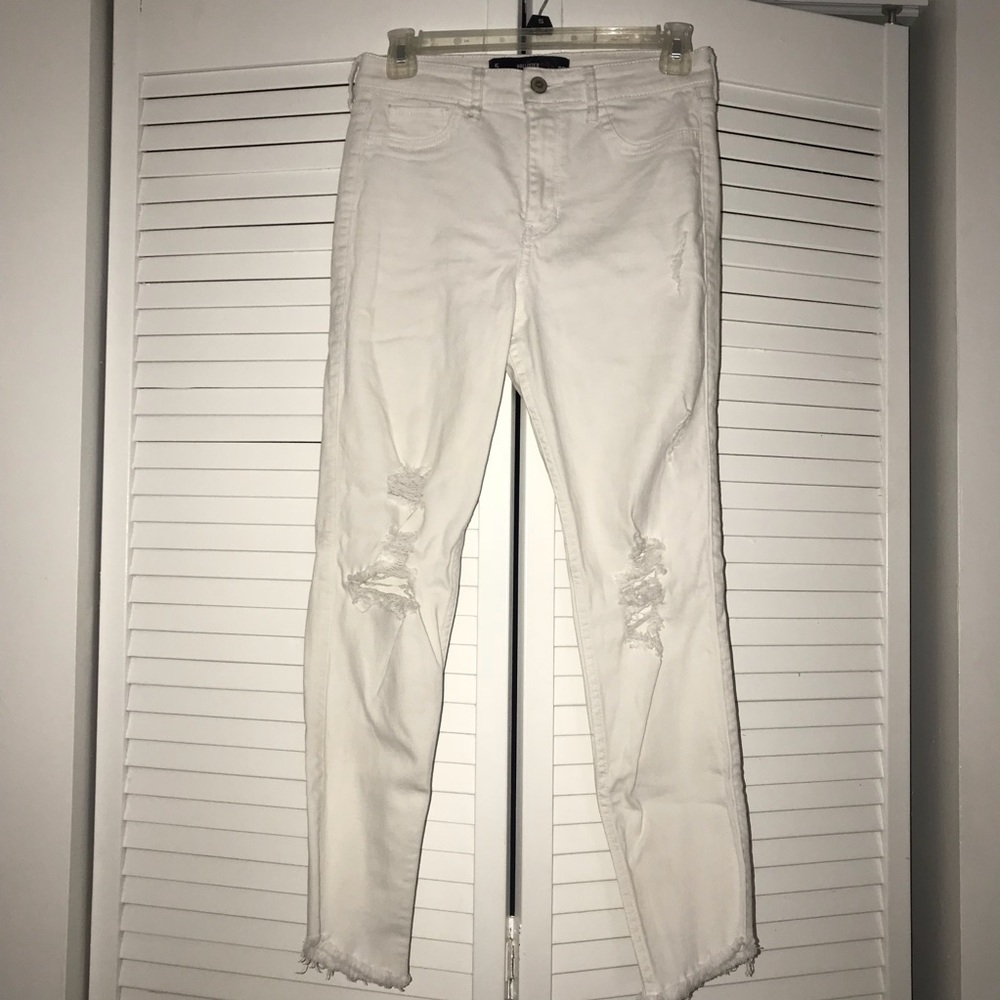 Hollister High Rise Crop Jeans